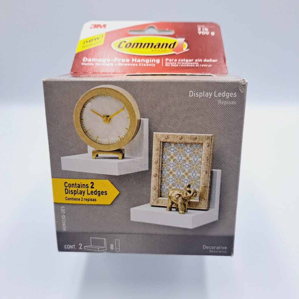 Command Display 2-Ledges in Quartz from 3M